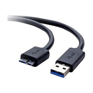 כבל USB 3.0 ל־Micro-B – מתאים לכוננים קשיחים חיצוניים