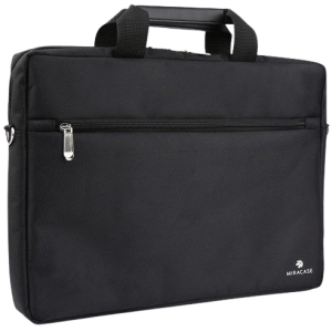 תיק נשיאה MIRACASE NH-1014B למחשב נייד 10–14″ – שחור (חזית)
