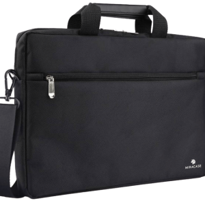 תיק נשיאה MIRACASE NH_156B למחשב נייד 15.6″ – שחור (תצוגת חזית)