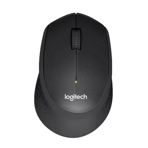 עכבר אלחוטי Logitech M330 Silent Plus שחור עם דונגל ננו (SilentTouch, לחיצות שקטות)