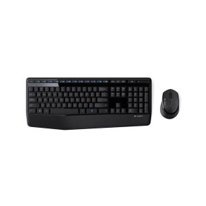 סט מקלדת ועכבר אלחוטי Logitech MK345 שחור – מקלדת מלאה ועכבר עם מקלט USB (2.4GHz)
