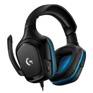 אוזניות גיימינג Logitech G432 חוטיות 7.1 עם מיקרופון מתקפל (Flip-to-Mute)