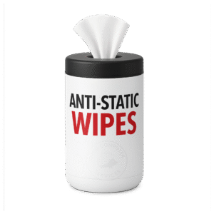 מטליות לחות אנטי־סטטיות לניקוי סביבת המחשב וציוד משרדי – תמונה להמחשה בלבד