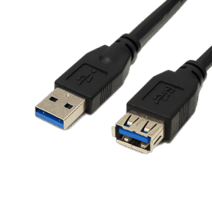 כבל מאריך USB 3.0 זכר–נקבה להעברת נתונים מהירה