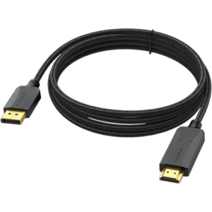 כבל DisplayPort ל־HDMI – 1.8 מ׳ (גרסה רגילה 1080p / אקטיבית 4K@60Hz)