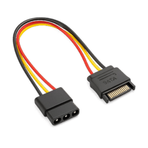 מפצל Molex ל־SATA – כבל חשמל פנימי לכוננים