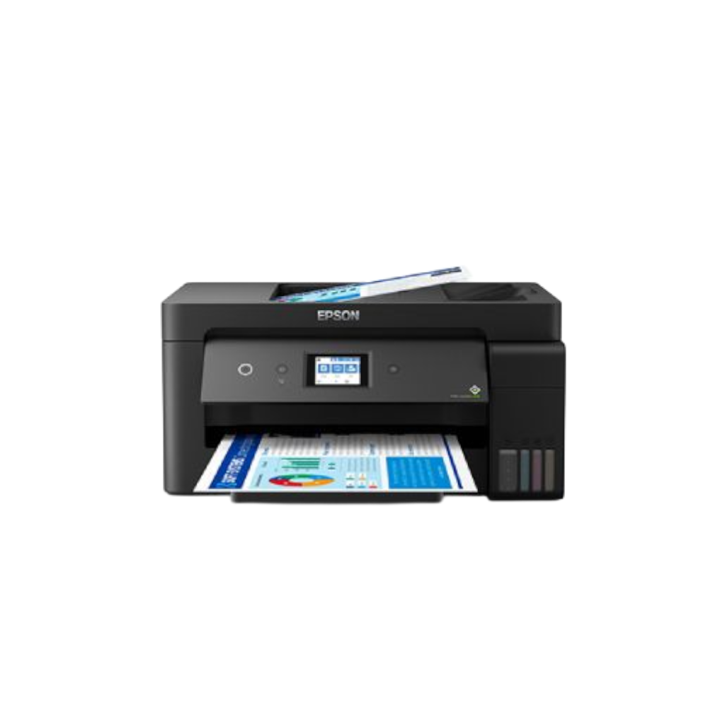 מדפסת Epson EcoTank L14150 שחורה – מדפסת צבע A3+ משולבת עם Wi-Fi ו־Ethernet