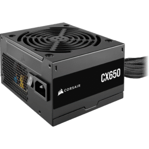 Corsair CX650 – ספק כוח 650W בתקן 80 Plus Bronze למחשב נייח, אחריות 3 שנים