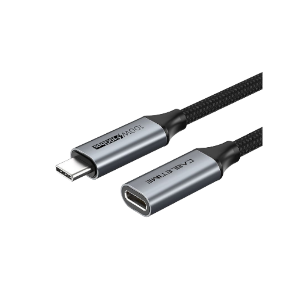 כבל מאריך USB-C 10Gbps זכר לנקבה מבית Cabletime