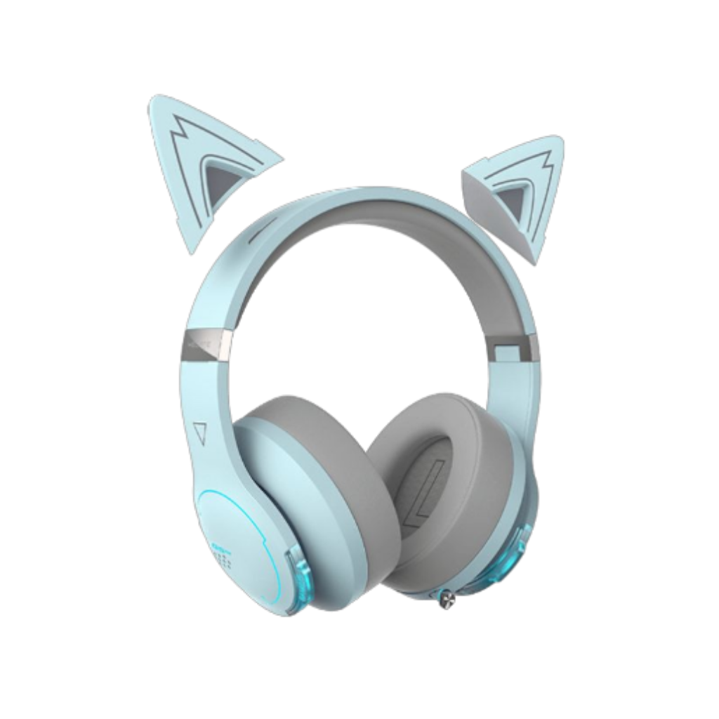 אוזניות חתול Edifier G5BT CAT בצבע כחול בהיר Title:
