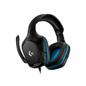 אוזניות גיימינג Logitech G432 בצבע שחור כחול