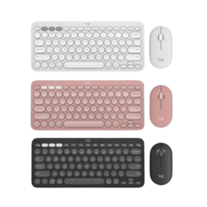 Logitech K380s and Pebble M350s Wireless Combo Colors
