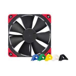 מאוורר Noctua chromax.black PWM עם פינות צבעוניות מתחלפות