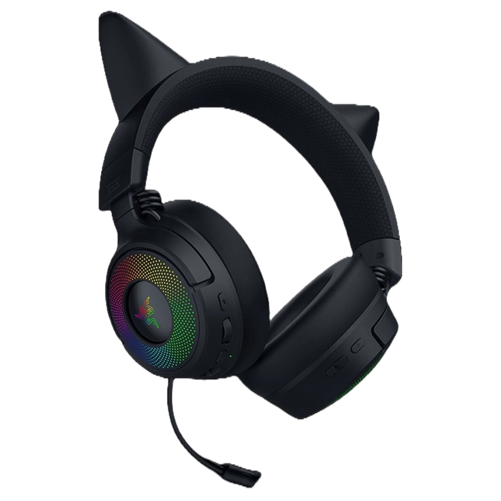 Razer Kraken Kitty V3 Pro Wireless Black Side View