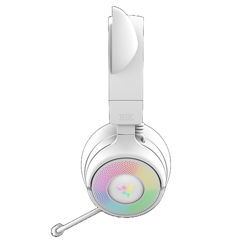 Razer Kraken Kitty V3 Pro Wireless White Vertical View