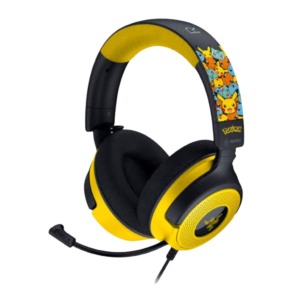 Razer Kraken V4 X Pokémon Edition Yellow Black Gaming Headset
