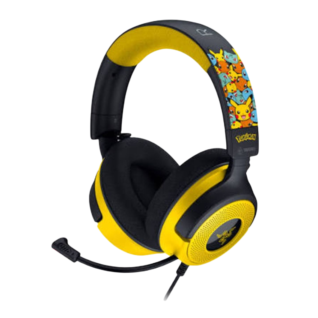 Razer Kraken V4 X Pokémon Edition Yellow Black Gaming Headset