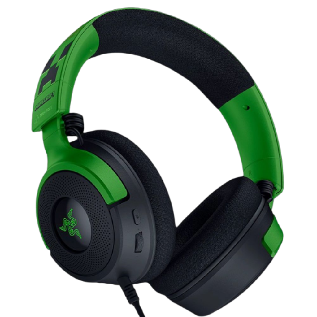 אוזניות גיימינג חוטיות Razer Kraken V4 X Minecraft Edition – מבט