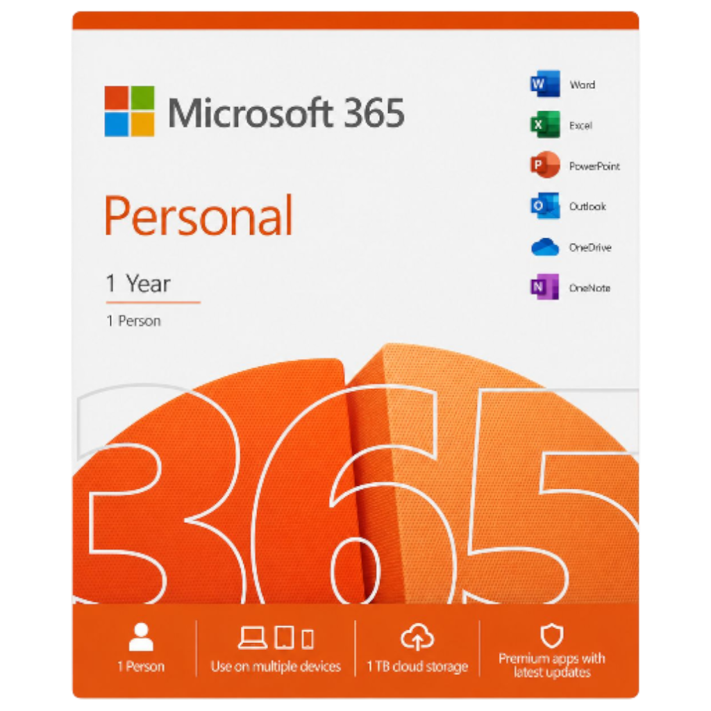 Microsoft 365 Personal 1 year digital subscription