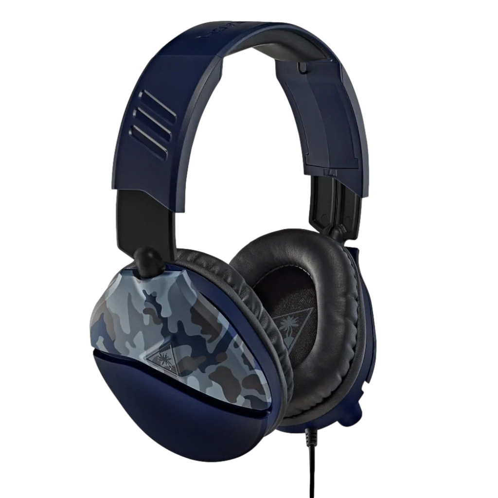 אוזניות Turtle Beach Recon 70 Blue Camo מבט צד Title: אוזניות Turtle Beach Recon 70 Blue Camo – מבט