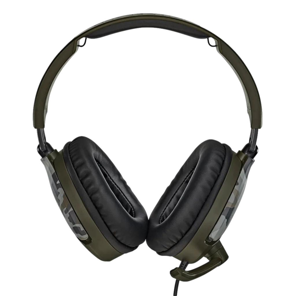 אוזניות Turtle Beach Recon 70 Green Camo מבט פנימי של כריות האוזניים