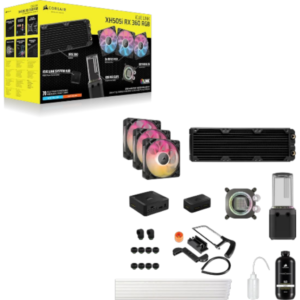 ערכת קירור מים מותאמת אישית CORSAIR Hydro X Series iCUE LINK XH505i RX 360 RGB Graphite