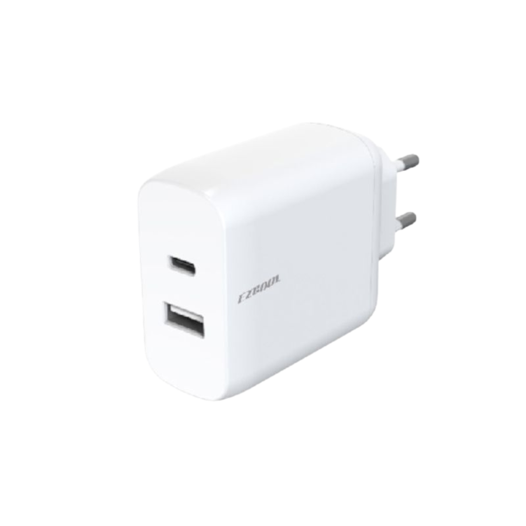 ืืืขื ืงืืจ EZcool AD-718-65W USB-C PD ื-USB-A ืืืกืคืง 65W