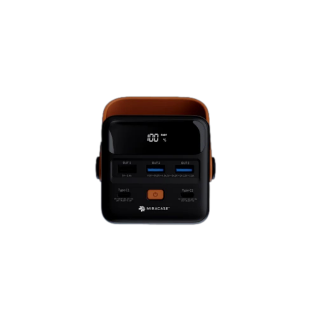 חיבורי USB ו-Type-C בסוללת גיבוי Miracase 50000mAh