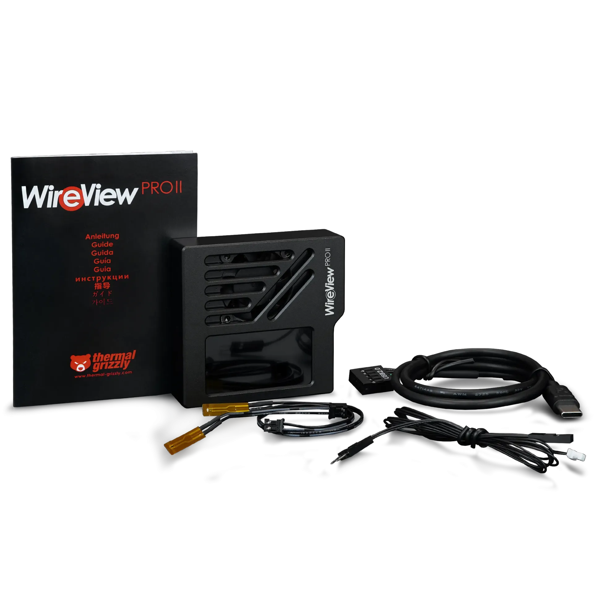 Thermal Grizzly WireView Pro II GPU 12V-2x6 Normal Edition Black โ ืชืืืืช ืืืจืืื