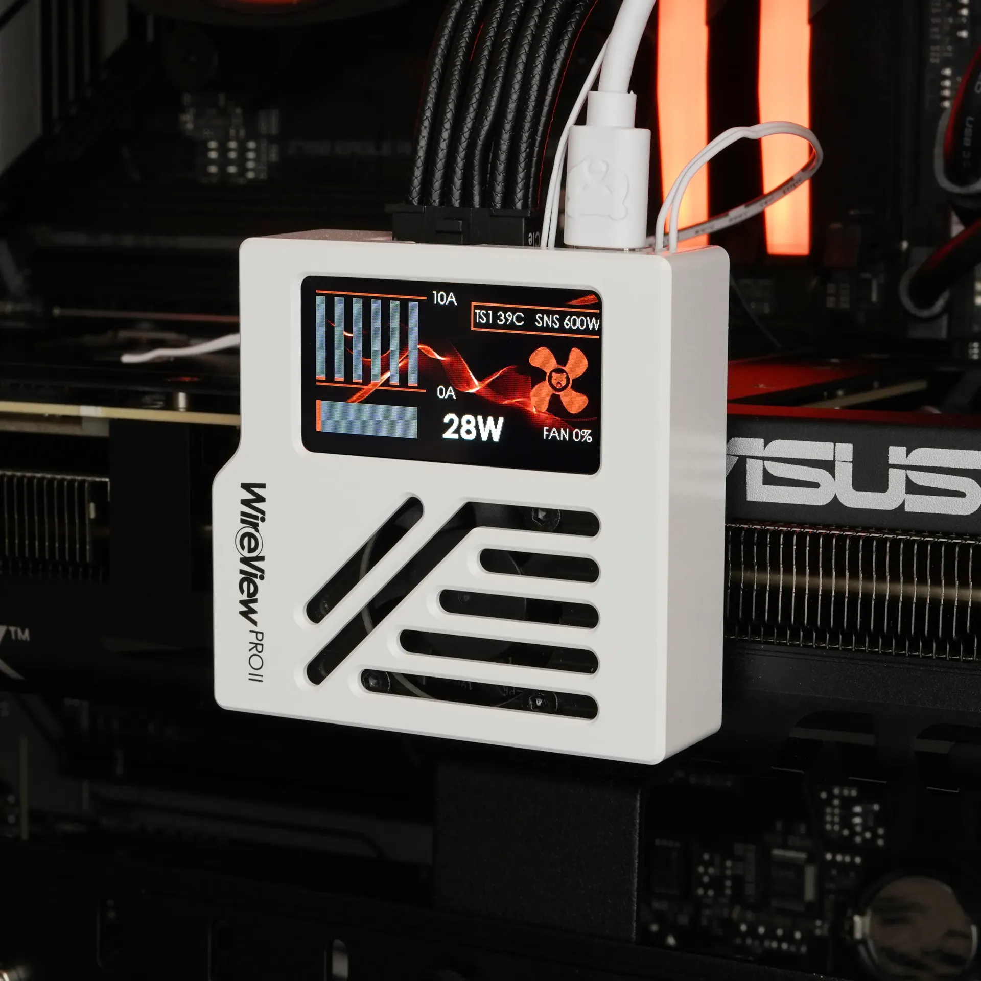 Thermal Grizzly WireView Pro II GPU 12V-2x6 Normal Edition White โ ืชืฆืืืช ืืชืงื ื