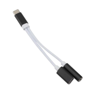 מתאם USB-C ל-AUX וטעינה במקביל GoldTouch E-USB-C-AC