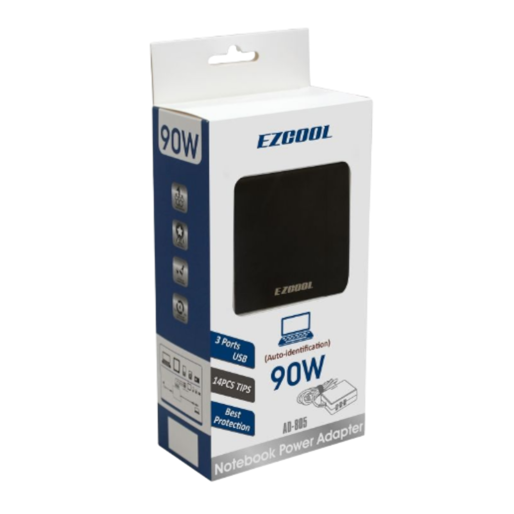 ืืืขื ืืื ืืืจืกืื EZCOOL AD-805 ืืื ืฆื ืขื 3 ืืฆืืืืช USB
