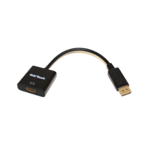 מתאם Gold Touch DisplayPort זכר ל-HDMI נקבה 4K 30Hz דגם CH-DP-HDMI-4K30