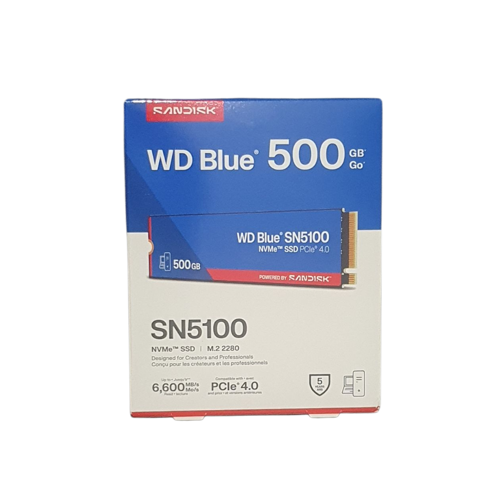 ืืจืืืช ืืื ื SSD ืคื ืืื WD Blue SN5100 500GB NVMe