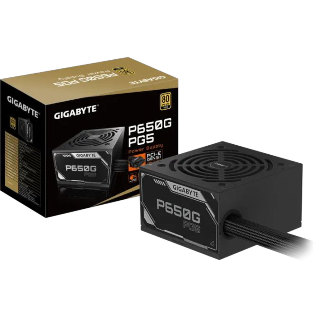 ืกืคืง ืืื GIGABYTE P650G PG5 ืืืกืคืง 650W ืืชืงื ATX 3.1 ืขื ื ืฆืืืืช 80 PLUS Gold, ืืฆื ืืืจืืื ืืืงืืจืืช