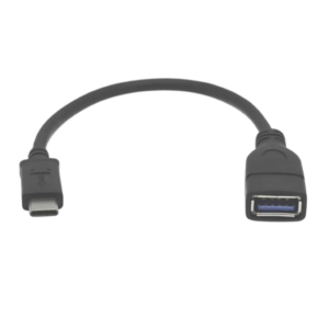 מתאם GoldTouch USB-C זכר ל־USB-A 3.0 נקבה עם תמיכה ב־OTG וכבל באורך 10 ס"מ – מבט חזיתי